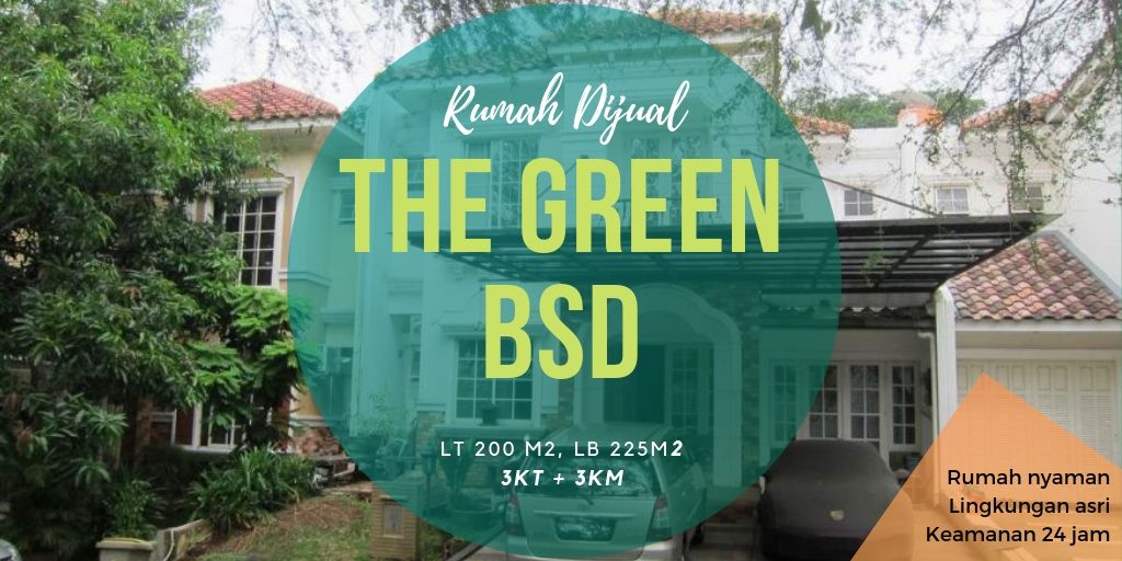 Jual Rumah di The Green BSD