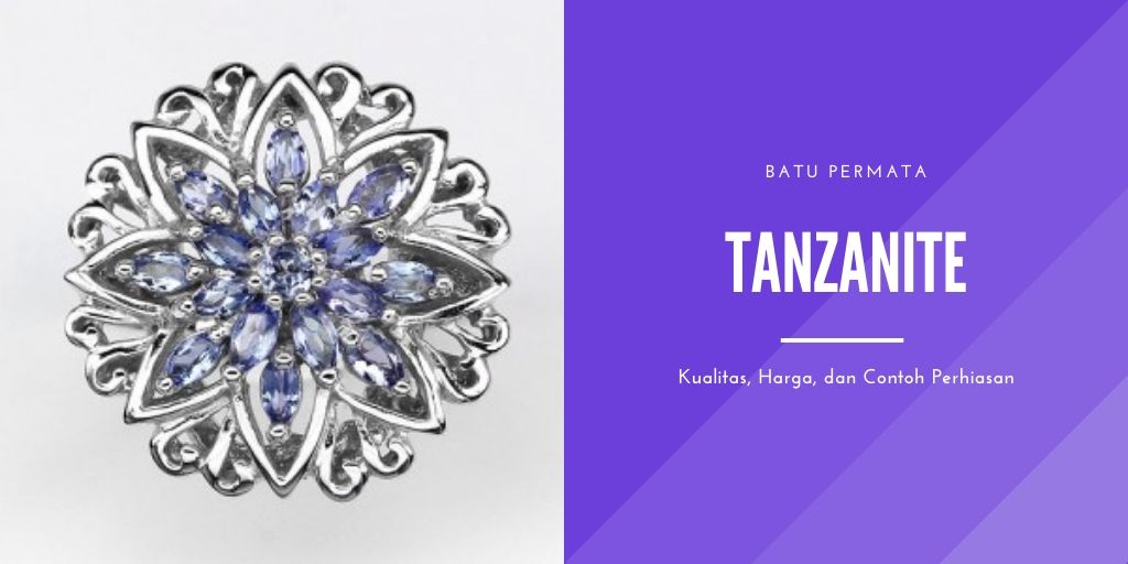 Batu Tanzanite untuk Hiasan Cincin dan Kalung Liontin